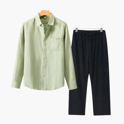 Old Money Linen Combo (Longsleeve) VIP
