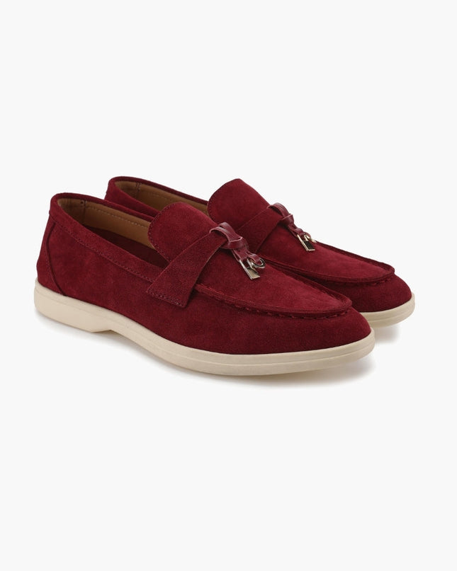 Old Money Suede Lady Loafers VIP