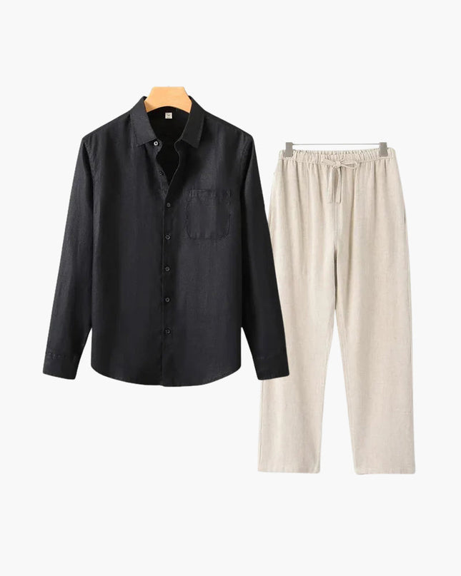 Old Money Linen Combo (Longsleeve) VIP