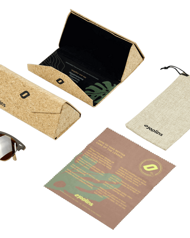 Ganges - Unisex Wood and Bio Acetate Sunglasses