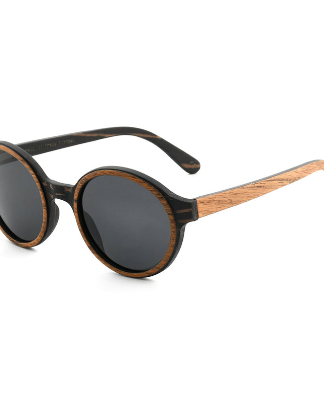 Pepe – Iconic Round Wood Sunglasses