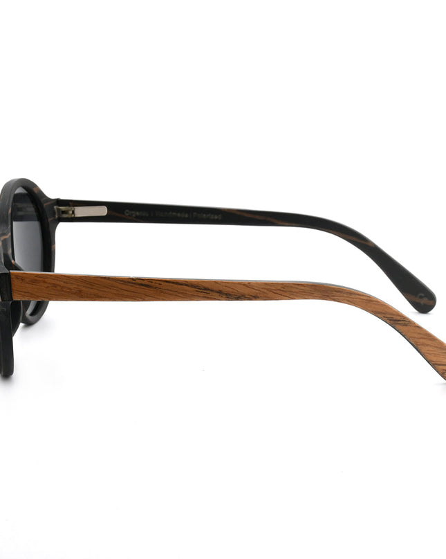 Pepe – Iconic Round Wood Sunglasses