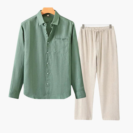 Old Money Linen Combo (Longsleeve) VIP
