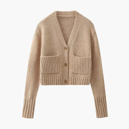 Cozy Knit Pocket Cardigan