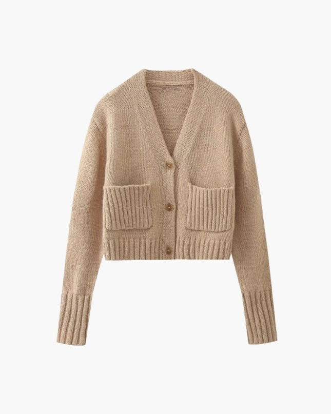 Cozy Knit Pocket Cardigan