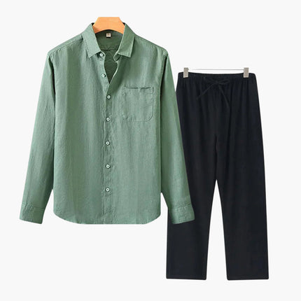 Old Money Linen Combo (Longsleeve) VIP