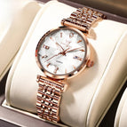 rose gold white