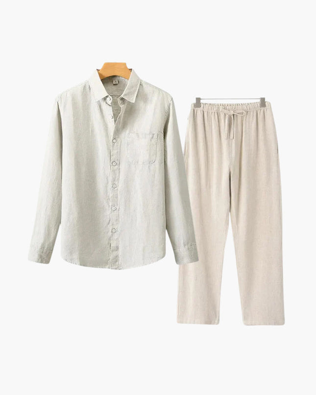 Old Money Linen Combo (Longsleeve) VIP