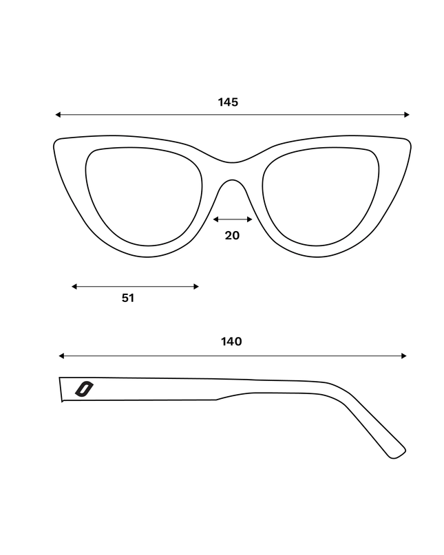 Evora - Womens Bio Acetate Sunglasses