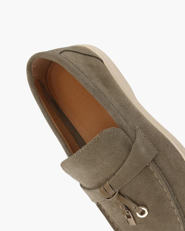 Old Money Suede Lady Loafers VIP