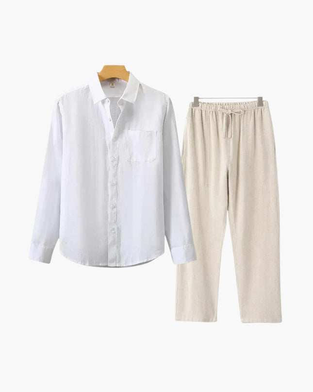 Old Money Linen Combo (Longsleeve) VIP