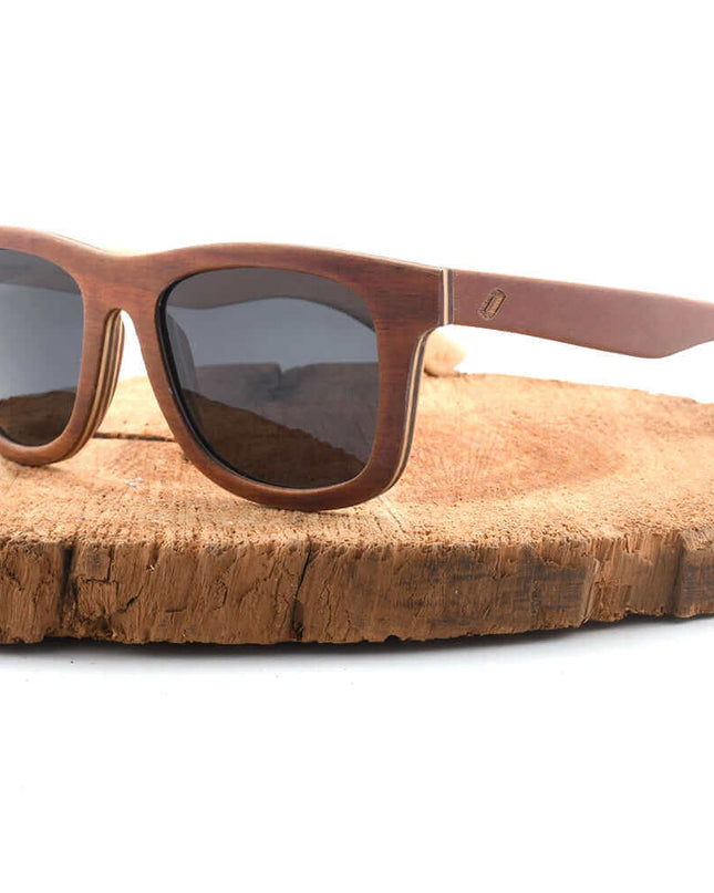 Marley - Unisex Wooden Sunglasses