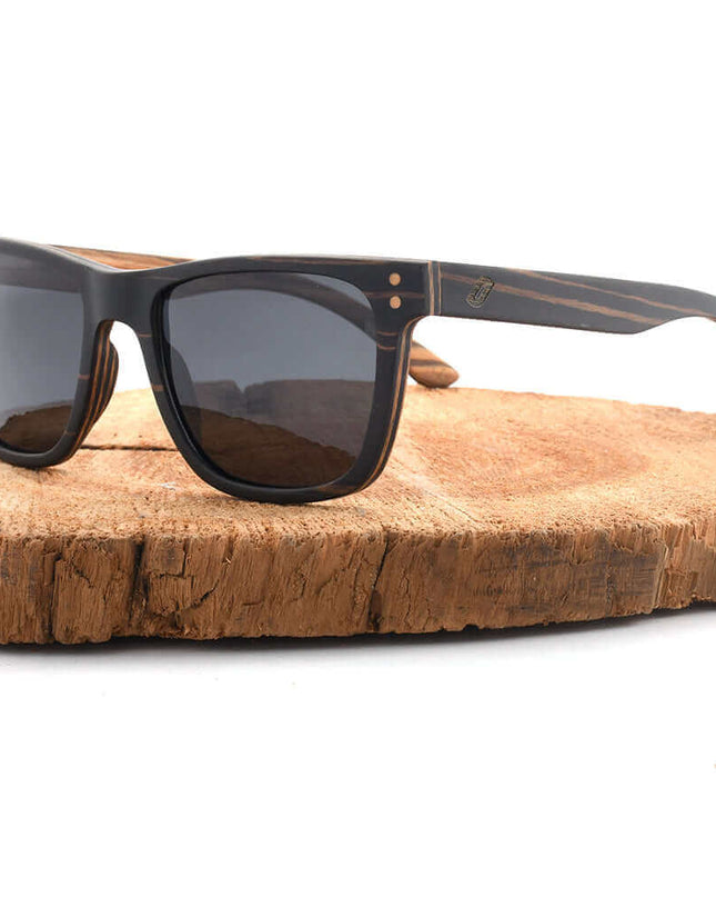 Benja - Wooden Veneer Sunglasses