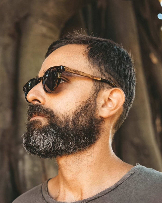 Ganges - Unisex Wood and Bio Acetate Sunglasses