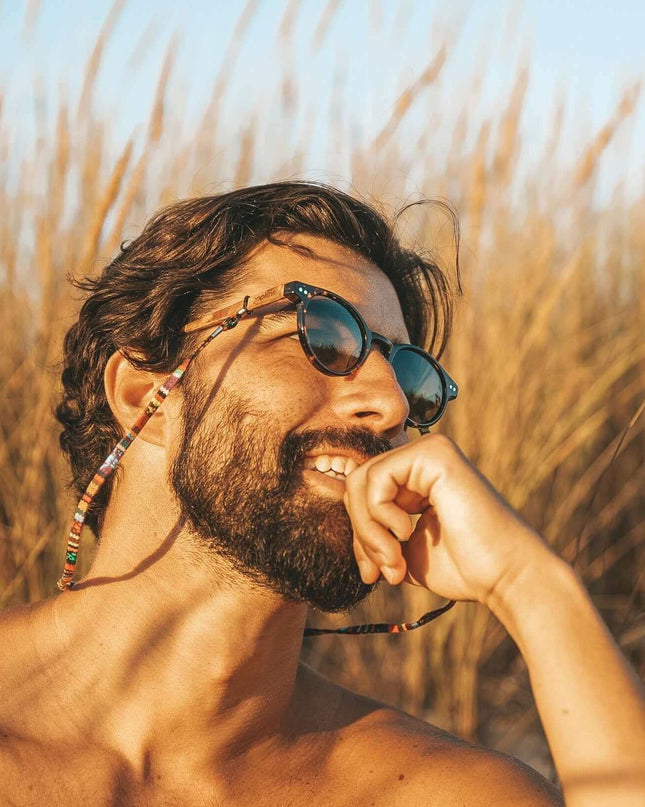Ganges - Unisex Wood and Bio Acetate Sunglasses