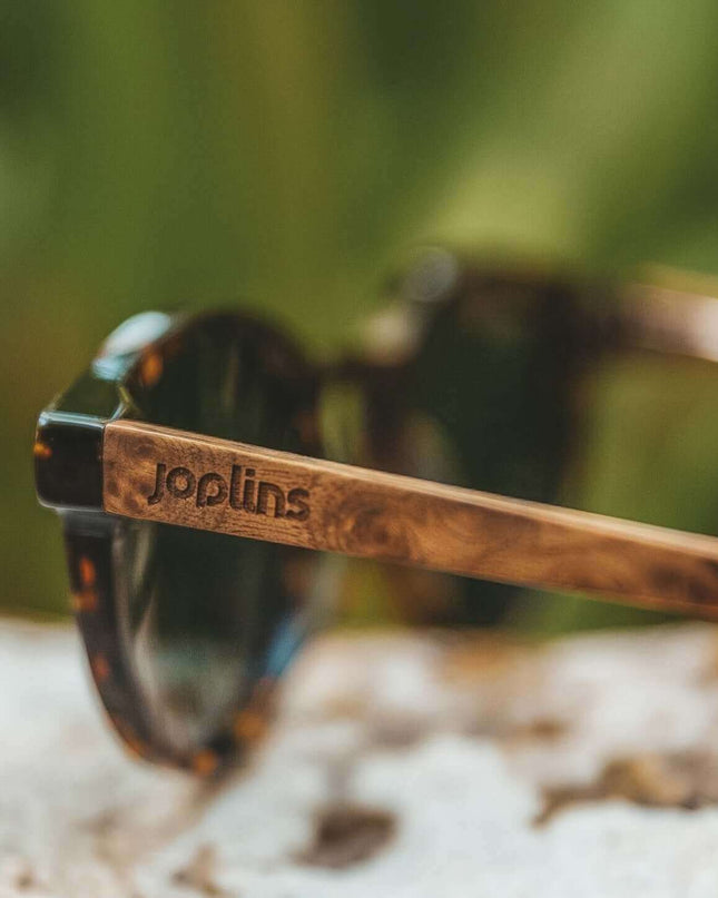 Ganges - Unisex Wood and Bio Acetate Sunglasses
