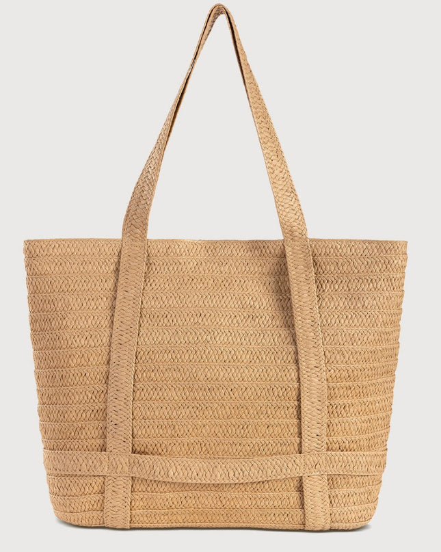 Straw Bag with Matching Hat – Vacation Woven Set, Women’s Beach Tote & Sun Hat Duo