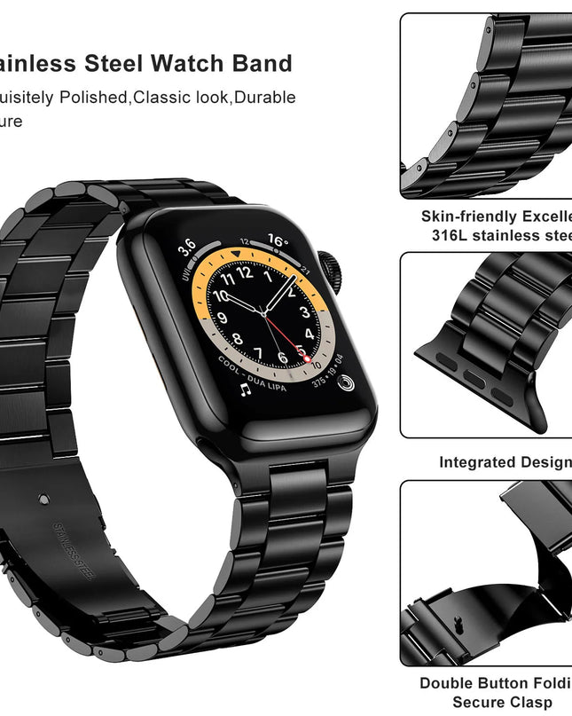 Apple Watch Stainless Steel Band - Premium Metal Bracelet