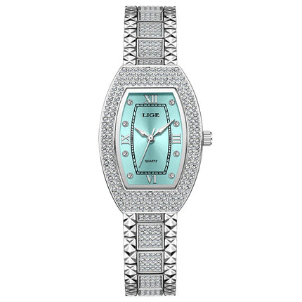 Women's Diamond Crystal Stainless Steel Dress Watch