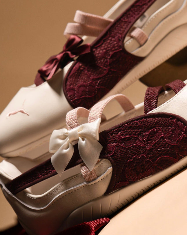 Puma Ballet Lace  "Cream & Wine"