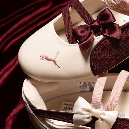 Puma Ballet Lace  "Cream & Wine"