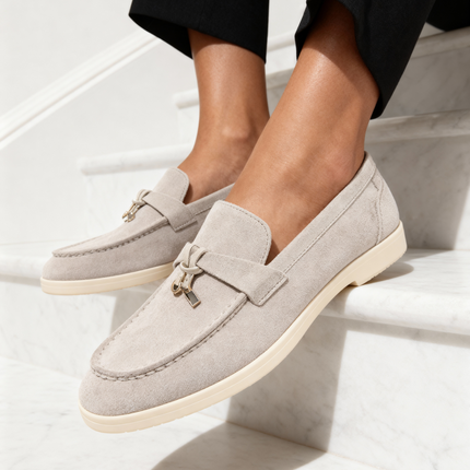 Old Money Suede Lady Loafers VIP