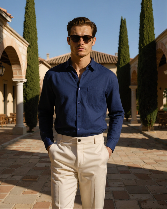 Cape Town - 100% Linen Shirt