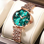 rose gold green
