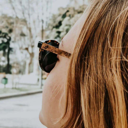 Ganges - Unisex Wood and Bio Acetate Sunglasses