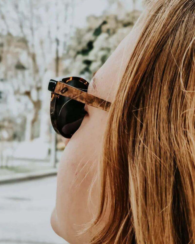 Ganges - Unisex Wood and Bio Acetate Sunglasses
