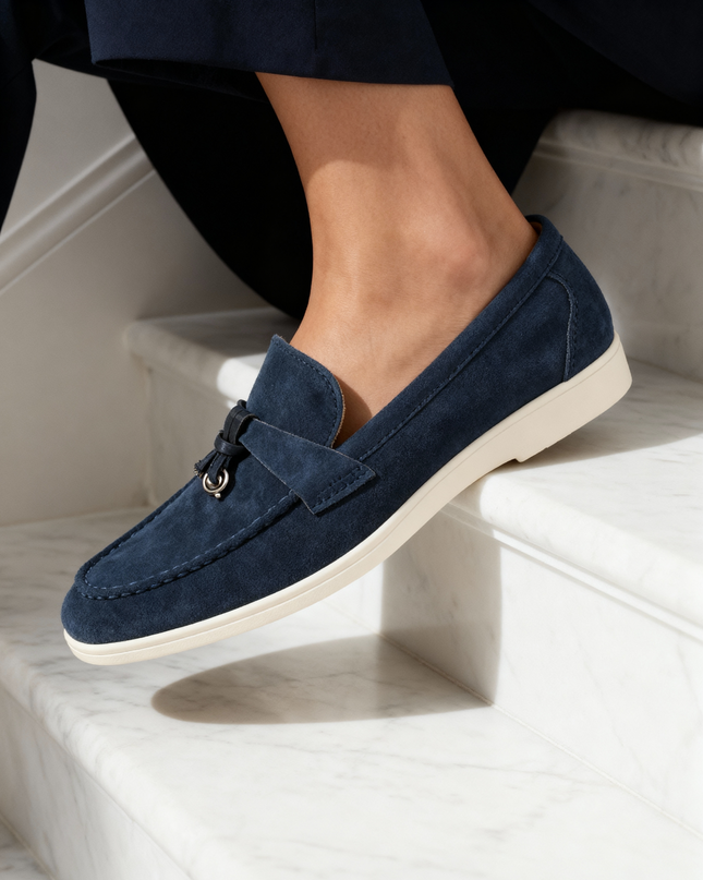 Old Money Suede Lady Loafers VIP